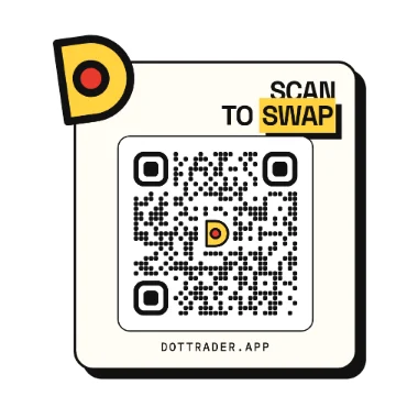 Scan to swap card sticker