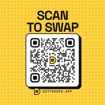 Scan to swap QR sticker